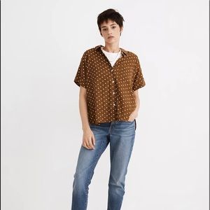 Madewell Mira Dot Print Blouse
